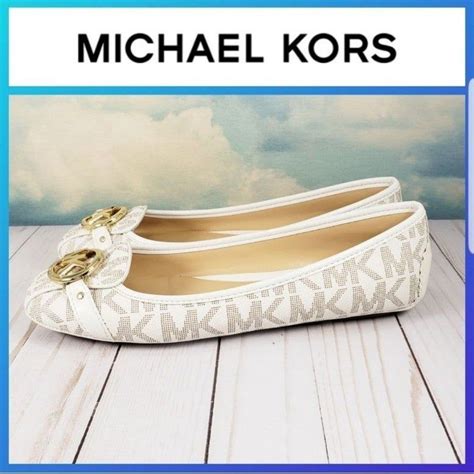 michael kors vanilla acorn|michael kors vanilla flats 8m.